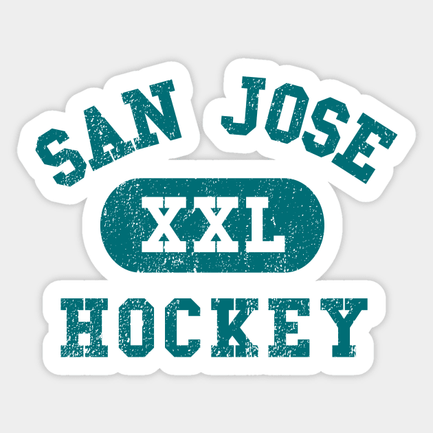 San Jose Hockey Sticker by sportlocalshirts